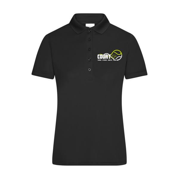 Brustdruck weiß - Ladies' Active Polo Miniaturansicht