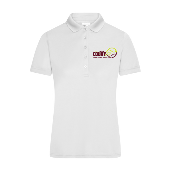 Brustdruck schwarz - Ladies' Active Polo Miniaturansicht