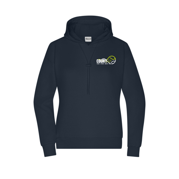 Brustdruck weiß - Ladies' Lounge Hoody Miniaturansicht