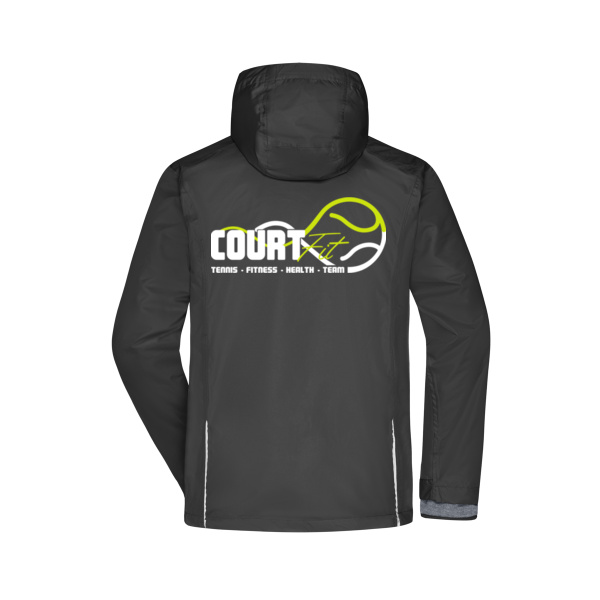 Rückendruck weiß - Men's 3-in-1-Jacket Miniaturansicht