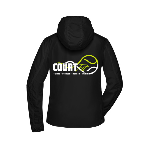 Rückendruck weiß - Ladies' Sports Jacket Miniaturansicht