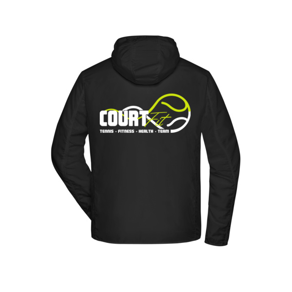 Rückendruck weiß - Men's Sports Jacket Miniaturansicht