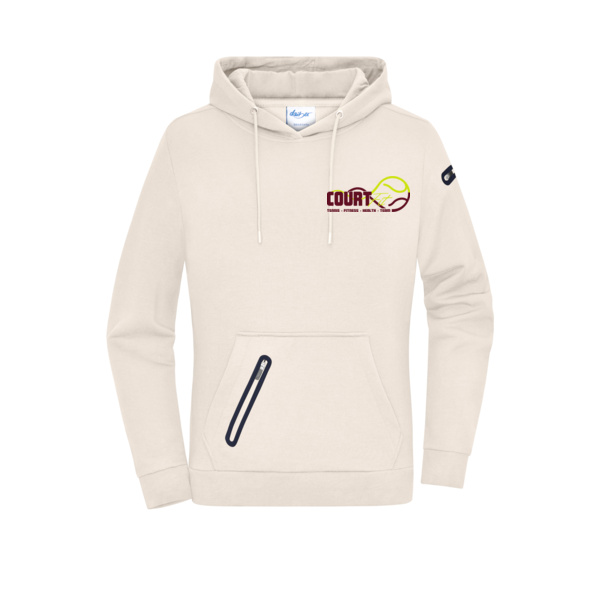 Brustdruck schwarz - Ladies' Hoody Interlock Miniaturansicht