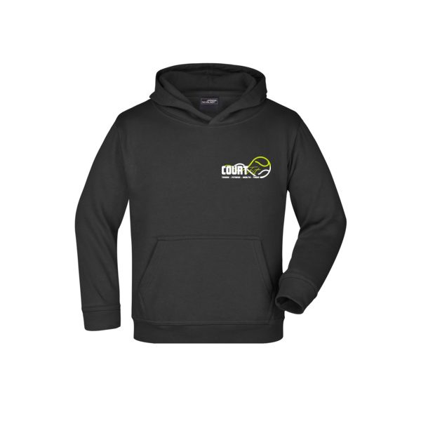Brustdruck weiß - Hooded Sweat Junior Miniaturansicht