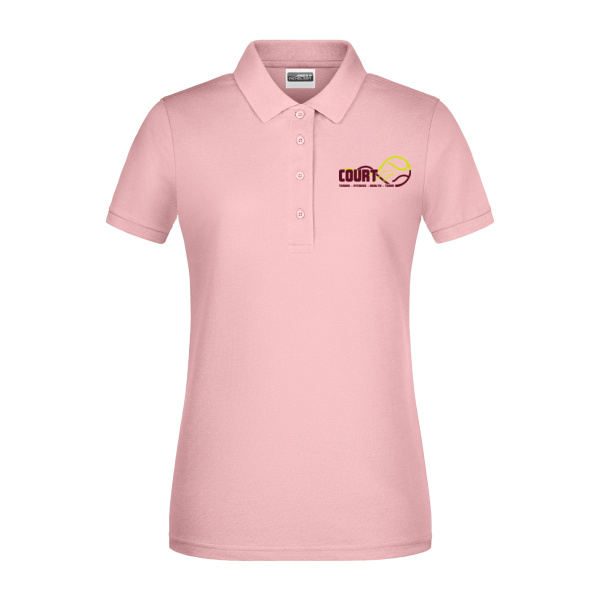 Brustdruck schwarz - Ladies' Basic Polo Miniaturansicht