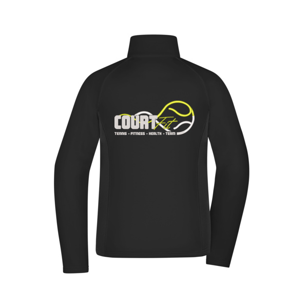 Rückenstick weiß - Ladies' Stretchfleece Jacket Miniaturansicht