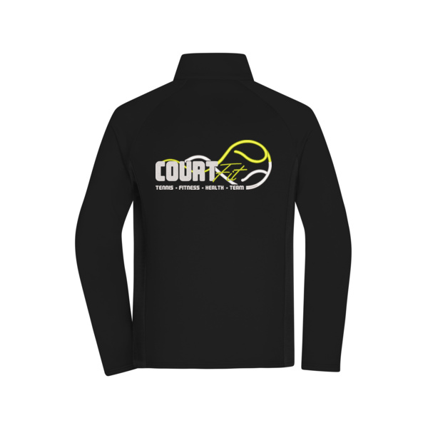 Rückenstick weiß - Men's Stretchfleece Jacket Miniaturansicht